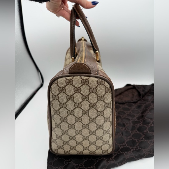 Gucci Boston Bag with Sherry Line - Picture 2 of 15